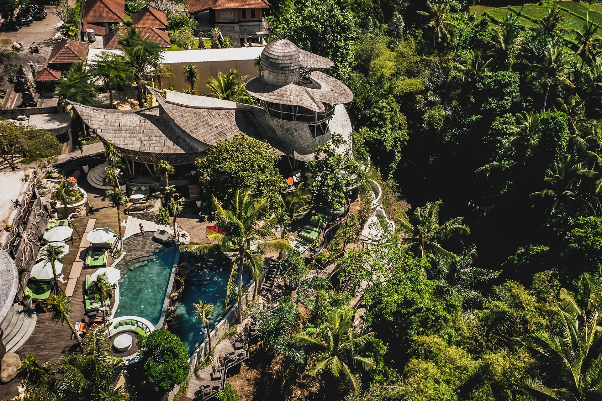 Ubud villa with jungle pool