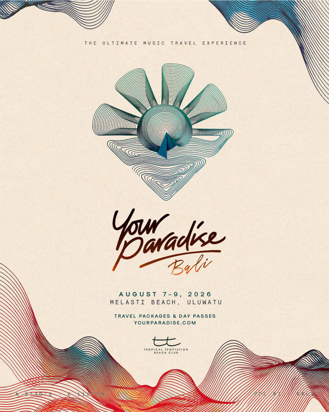 Your Paradise Bali official event poster